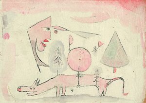 Het schaamteloze dier, 1920 door Paul Klee