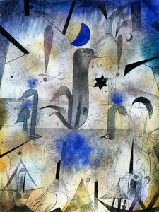 De sirenes van schepen door Paul Klee