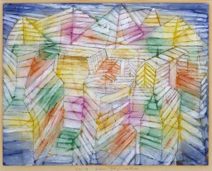 Theater-berg-constructie door Paul Klee