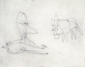 Waarom Rent Hij? door Paul Klee