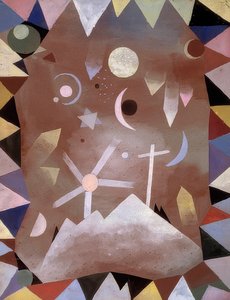 Over de bergtop door Paul Klee