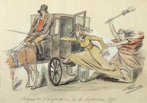 Vertrek van Keizerin Eugenie, 4 september