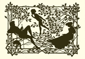 Een Midzomernachtsdroom, silhouet door Paul Konewka