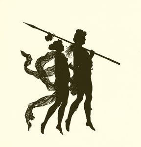 Een Midzomernachtsdroom, silhouet door Paul Konewka