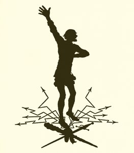 Een Midzomernachtsdroom, silhouet door Paul Konewka