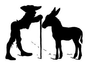 Silhouet door Paul Konewka