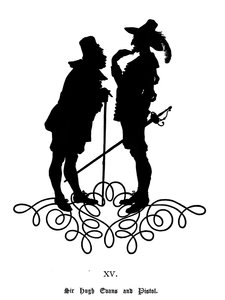 Sir Hugh Evans en Pistol
