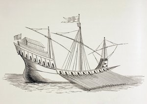 16e-eeuwse kombuis. door Paul Lacroix