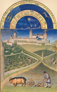 Maart - het Kasteel van Lusignan door Paul Limbourg