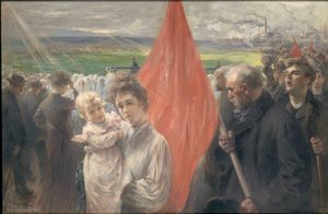Een staking in Saint-Ouen, 1908