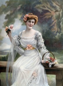 Franse Komiek Melle Sylvie, Parijs, Foto door Paul Nadar uit Frans Tijdschrift "Le Theatre" 11 maart door Paul Nadar
