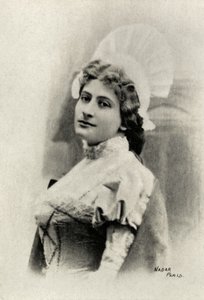 Portret van Lucienne Breval (foto) door Paul Nadar
