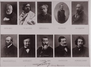 Tien portretten door Paul Nadar door Paul Nadar