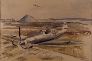 Ontmoeting in de Middag, ca. 1940 door Paul Nash