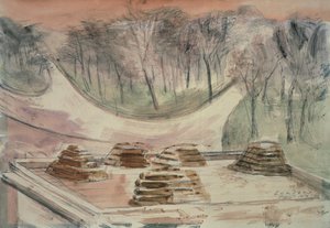 Londen Park, Marble Arch Verdediging door Paul Nash