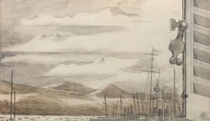 De vloot bij Toulon nr. 1 door Paul Nash