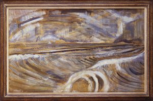 Golven bij Dymchurch, c.1920-21 door Paul Nash