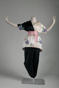 Sorbet avondjurk door Paul Poiret