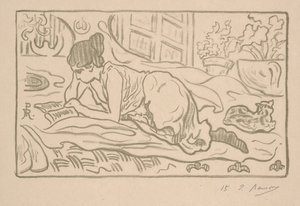 De liggende lezer door Paul Elie Ranson