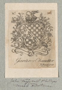 Boekplaat van Gardiner Chandler