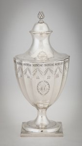 Suikerurn, c.1795 (zilver)