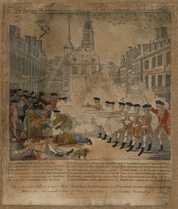 Het Bloedbad door Paul Revere