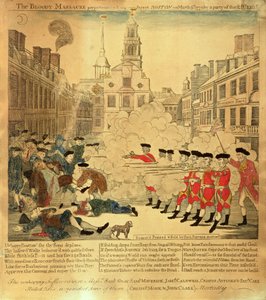 Het bloedbad op 5 maart 1770