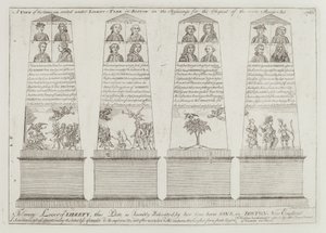 De obelisk onder de Vrijheidsboom, Boston