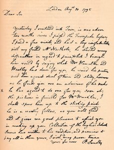 Een brief van Paul Sandby, 1795 1904 door Paul Sandby