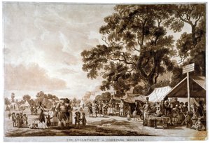 Legerkamp in Hyde Park, Londen