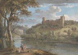Bothwell Castle, vanuit het zuiden door Paul Sandby