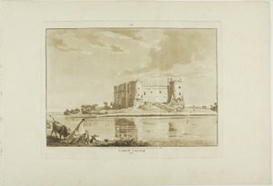 Carew Castle, plaat acht uit Twelve Views in Wales door Paul Sandby