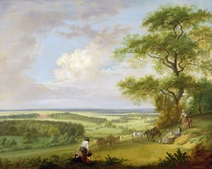 Hackwood Park, Hampshire door Paul Sandby