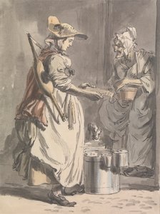 Londense Kreten: Een Melkmeisje