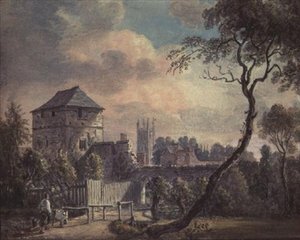 Magdalen Toren, Oxford door Paul Sandby