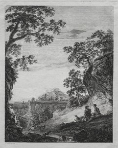 Patie and Roger door Paul Sandby
