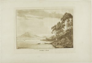 Pimble Meer, plaat tien uit Twelve Views in Wales door Paul Sandby