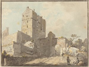 Roslin Kasteel door Paul Sandby