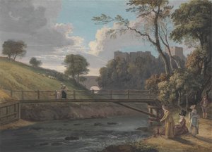 Kasteel van Roslin, Midlothian door Paul Sandby