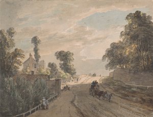De Bayswater Tolpoort door Paul Sandby