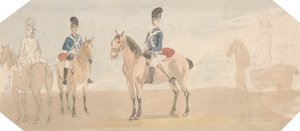 De Lichte Dragonders door Paul Sandby