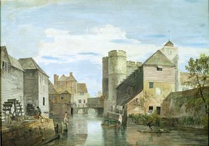 De Westgate, Canterbury door Paul Sandby