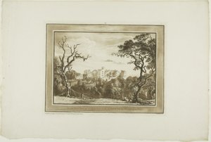 Twaalf Zichten....in Zuid-Wales (Eerste Welshe Set) door Paul Sandby