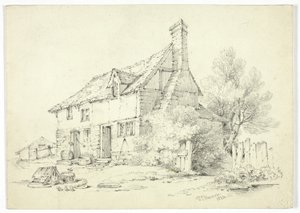 Plattelands Cottage door Paul Sandby Munn