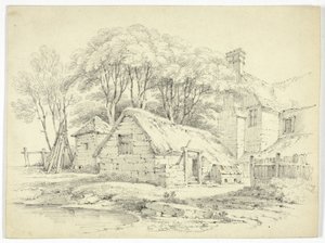 Boerderijgebouwen door Paul Sandby Munn