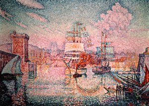 Ingang van de haven van Marseille, 1911
