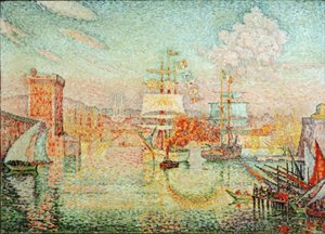 Ingang van de haven van Marseille
