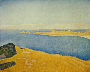 De zee. Saint-Briac. La Garde Guerin. Saint-Lunaire (Opus 2) door Paul Signac