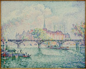 De Pont des Arts door Paul Signac
