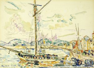 De haven van Saint-Tropez